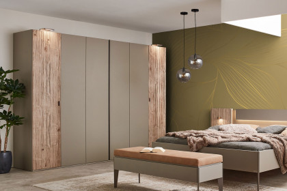 Plan von Thielemeyer - Schlafraum-Möbel fango mit Spaltholz-Akzenten