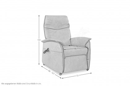 7908 von Himolla - Relaxsessel ananas