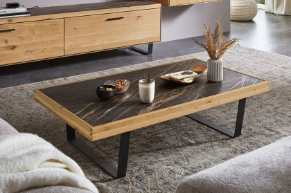 WM 2520 von Wöstmann - Wohnwand aus massiver Wildeiche