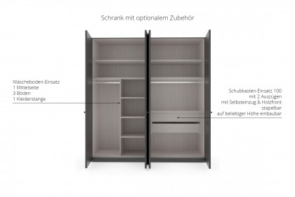 Marlow von Wiemann - Schrank im Landhausstil graphit