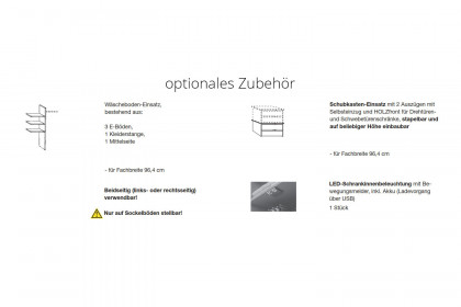 Marlow von Wiemann - Schrank im Landhausstil graphit