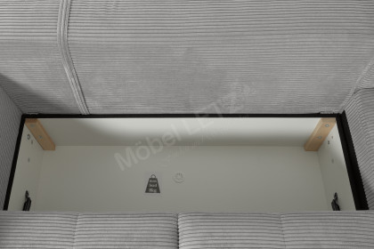 Pierre de Luxe von Nova Via - Polsterecke rechts warm-grey