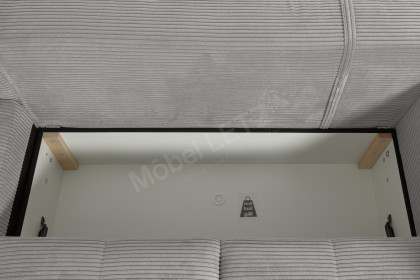 Pierre de Luxe von Nova Via - Polsterecke links warm-grey