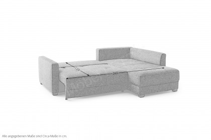 Pierre de Luxe von Nova Via - Polsterecke rechts warm-grey