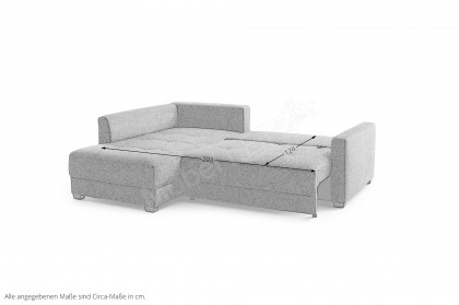 Pierre de Luxe von Nova Via - Polsterecke links warm-grey