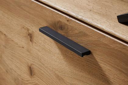 WM 2520 von Wöstmann - Wohnwand aus massiver Wildeiche