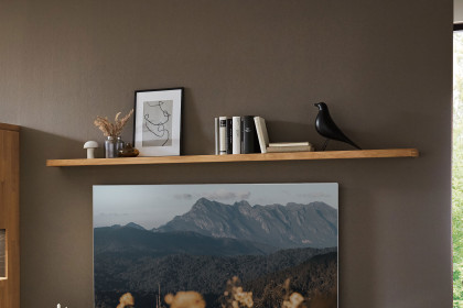 WM 2520 von Wöstmann - Wohnwand aus massiver Wildeiche