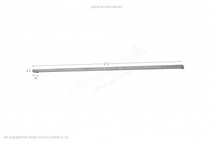 WM 2520 von Wöstmann - Wohnwand aus massiver Wildeiche