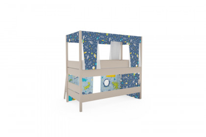 Tiago von Paidi - Spielbett DINOS IM WELTALL: Leiter, Vorhang-Set, Baldachin