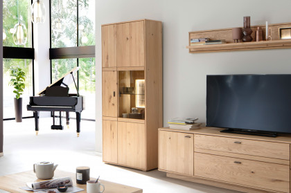 Freeport von MCA - Highboard teilmassiv, Asteiche