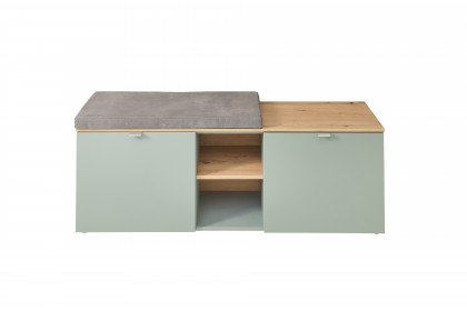 Bari von Innostyle - Garderobenbank in Schilfgrün