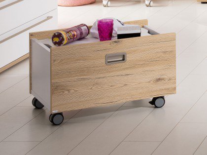 Fionn von Paidi - Kojenbett weiß - Eiche bordeaux Nachbildung