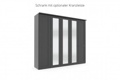 Marlow von Wiemann - Schrank graphit - Kristallspiegel
