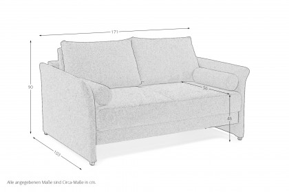MR 710 von Musterring - Schlafsofa in Jade