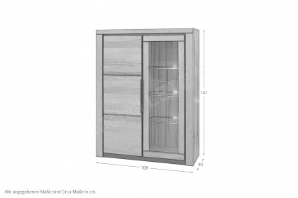 Brest von Elfo Möbel - Highboard 6554 Buche