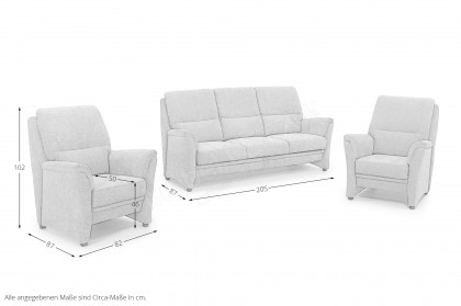 Venedig von Dietsch - Polstergruppe silber