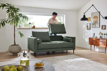 MR 710 von Musterring - Schlafsofa in Jadegrün