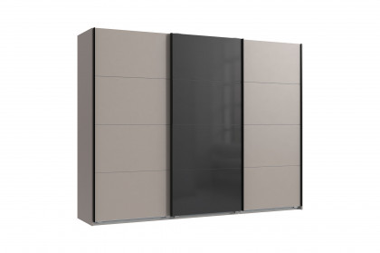 Tilburg von Wimex - 3-türiger Schrank, ca. 270 cm breit mit 1 Glasfront