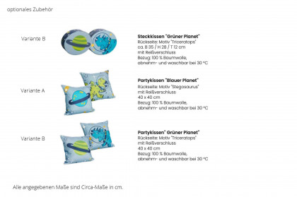 Tiago von Paidi - Rutschenbett DINOS IM WELTALL: Leiter, Vorhänge & Zelt