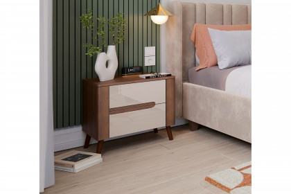 Amarillo-sleeping von Meble Wojcik - Nachtkonsole mit 2 Schubfächern