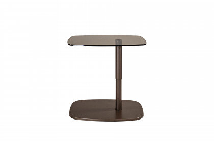 Pluto von Ronald Schmitt - Beistelltisch K829 in Parsolglas bronze