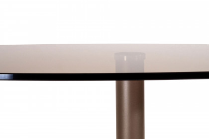 Pluto von Ronald Schmitt - Beistelltisch K829 in Parsolglas bronze