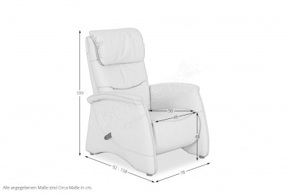 9721 von Himolla - Funktionssessel nebel