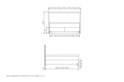 Comfort von Hasena - Boxspringbett Fiona in Pican