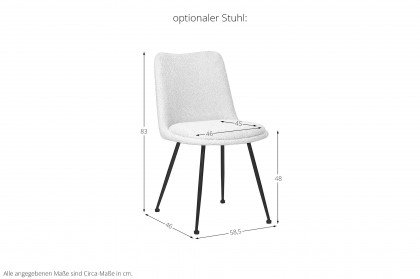 Black Smooth von SIT Möbel - Esstisch in Schwarz