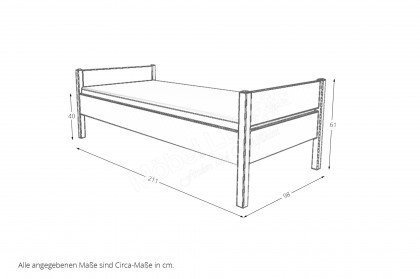 Tiago von Paidi - Bett mit Baldachin, Himmel & Vorhängen DINOS IM WELTALL