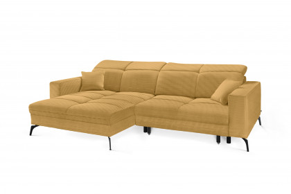 Jersey von set one by Musterring - Polsterecke links mustard