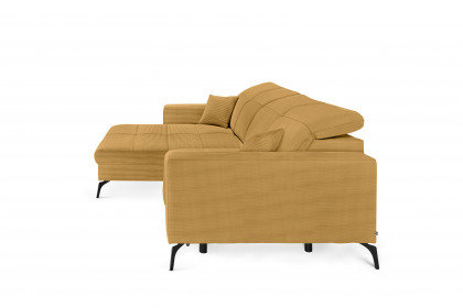 Jersey von set one by Musterring - Polsterecke links mustard