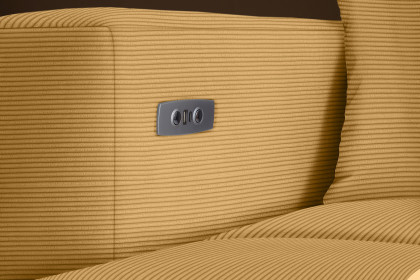 Jersey von set one by Musterring - Polsterecke rechts mustard