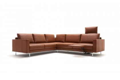 CR.450 von creation by Rolf Benz - Polstersofa links signalbraun