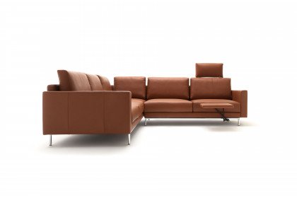 CR.450 von creation by Rolf Benz - Polstersofa links signalbraun