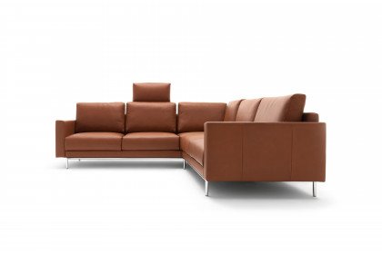 CR.450 von creation by Rolf Benz - Polstersofa links signalbraun