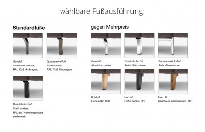 CR.450 von creation by Rolf Benz - Polstersofa links signalbraun