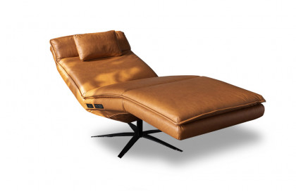 Belize von SCHÖNER WOHNEN - Relaxliege cognac