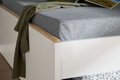 Lieven von Paidi - Jugendbett kreideweiß - Eiche Montana Nachbildung