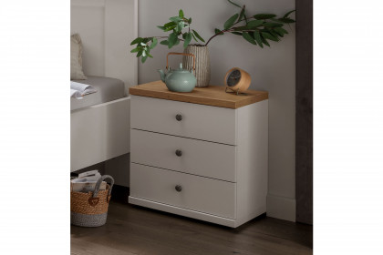 Marlow von Wiemann - Nachtschrank weiß - Bianco-Eiche