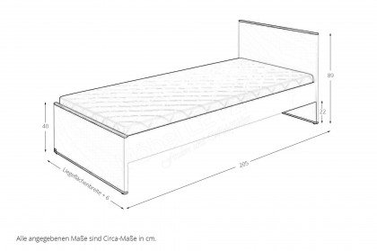 Lieven von Paidi - Jugendzimmer: Kleiderschrank und Jugendbett
