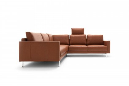 CR.450 von creation by Rolf Benz - Polstersofa rechts signalbraun