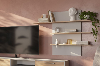 Kai von Elfo Möbel - Hängeregal 5807 Eiche bianco