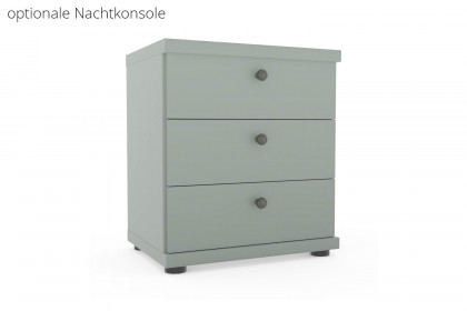 Marlow von Wiemann - Landhaus-Bett 140x200 cm salbeigrün