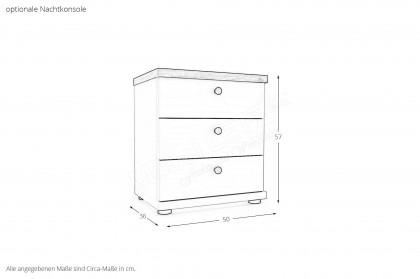 Marlow von Wiemann - Landhaus-Bett 140x200 cm salbeigrün