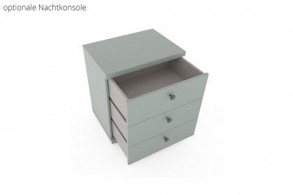 Marlow von Wiemann - Landhaus-Bett 140x200 cm salbeigrün