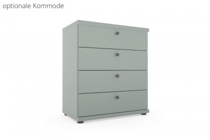 Marlow von Wiemann - Landhaus-Bett 140x200 cm salbeigrün