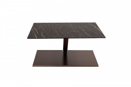 Mars von Ronald Schmitt - Couchtisch K693 in Keramik Noir Desire/ bronze