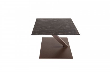 Mars von Ronald Schmitt - Couchtisch K693 in Keramik Noir Desire/ bronze