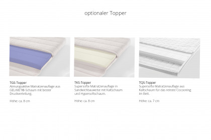 Camina-Dream von RUF Betten - Boxspringbett creme